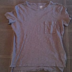 Old Navy grey pocket tee